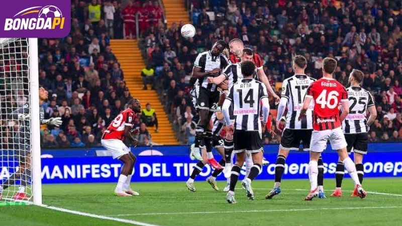 Danh sách và đội hình Udinese Vs Milan